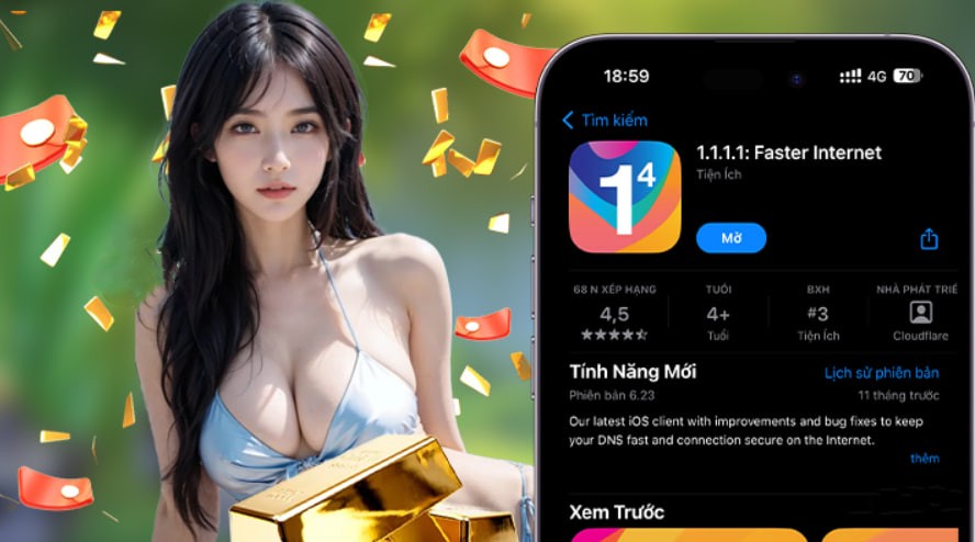 Hình ảnh quảng cáo của hb888 hiển thị nền tảng và các lợi ích